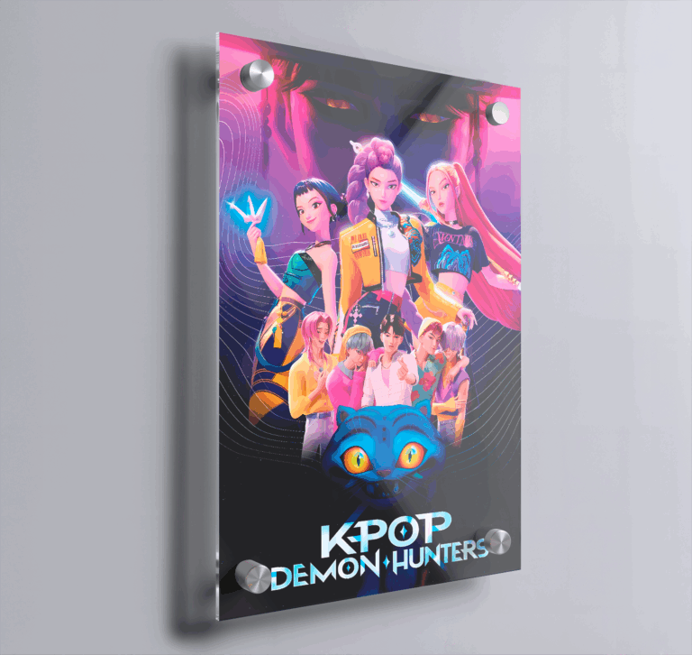 Cuadro de acrílico | Kpop Demon Hunters - 45x30cm